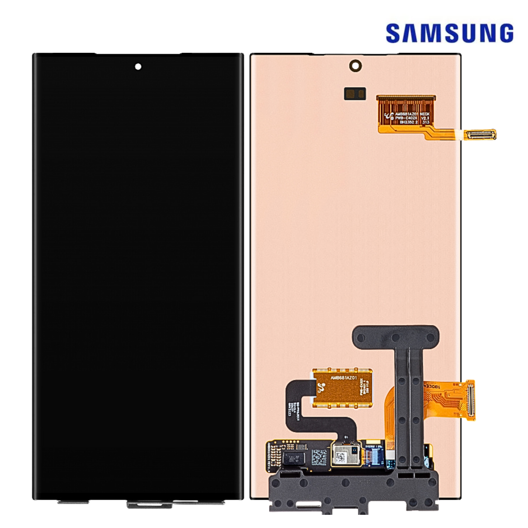 SAMSUNG A12 2020 / SM-A125 BLACK (With Frame) LCD